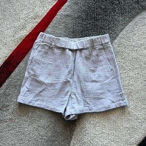 Madewell Gauzy Lilac Purple Slip On Shorts